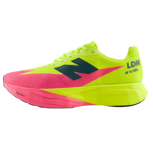 FuelCell SuperComp Elite v5 TCS London Marathon (D) Men's :Pink Heat | Alkaline Green