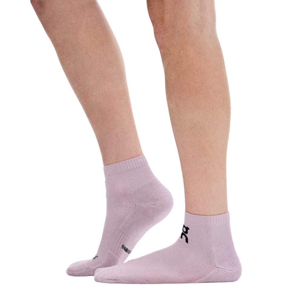 Core Run Sock Mid 2 Pack Unisex :Foxglove | Mallow
