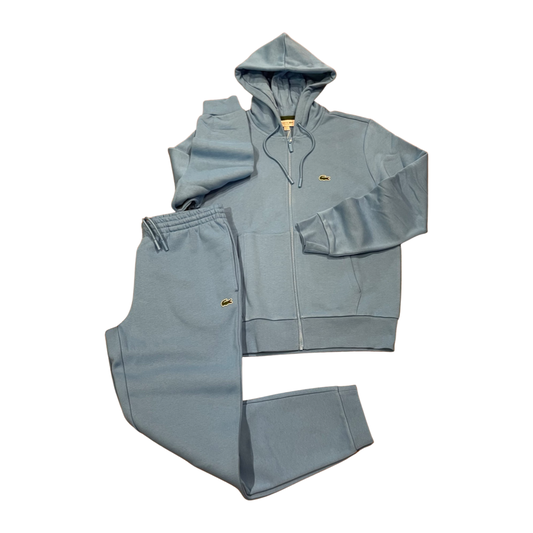 LACOSTE FUll ZIP HOODED CLASSIC SWEATSUIT Men’s - BLUE 4XA