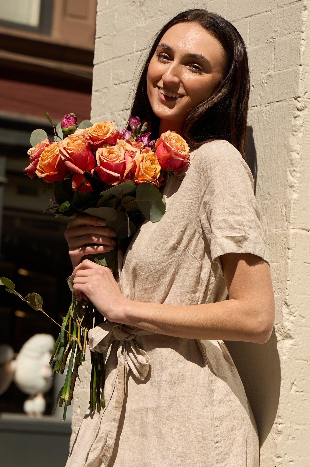 Classic Linen Maxi Dress