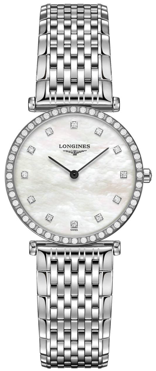 Longines La Grande Classique Quartz 29mm Women's Diamond Watch L4.523.0.87.6