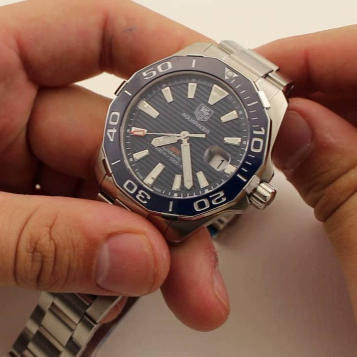 Tag Heuer Aquaracer Blue Dial Watch for Men - WAY211C.BA0928
