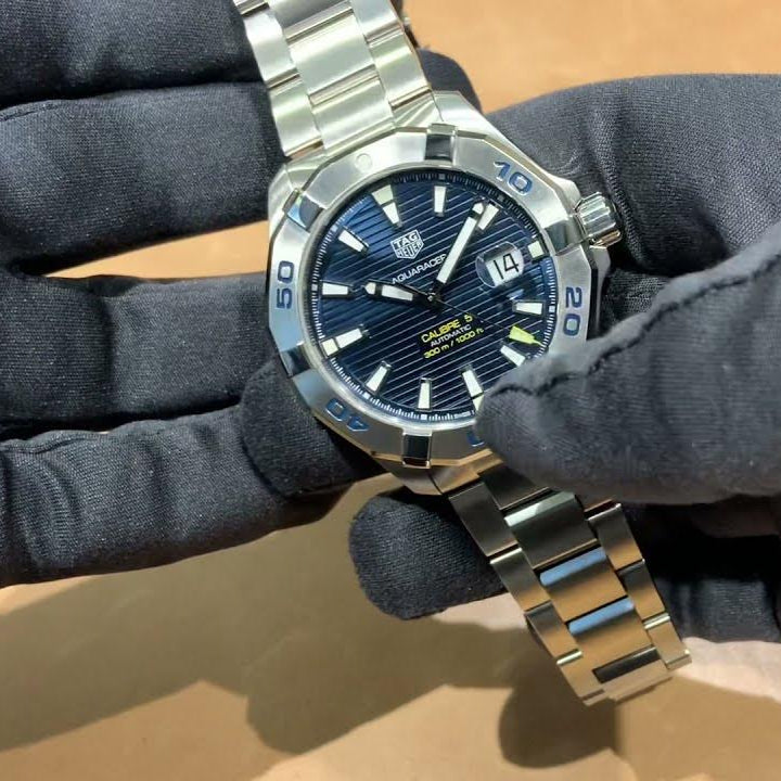 Tag Heuer Aquaracer Blue Dial Watch for Men - WAY2012.BA0927