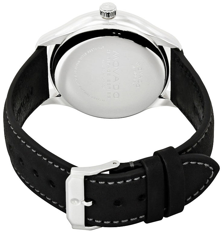 Movado Heritage White Dial Men's Watch 3650002