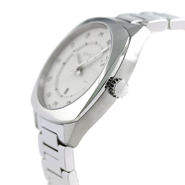 Gucci GG2570 Diamonds White Dial Silver Steel Strap Watch For Women - YA142403