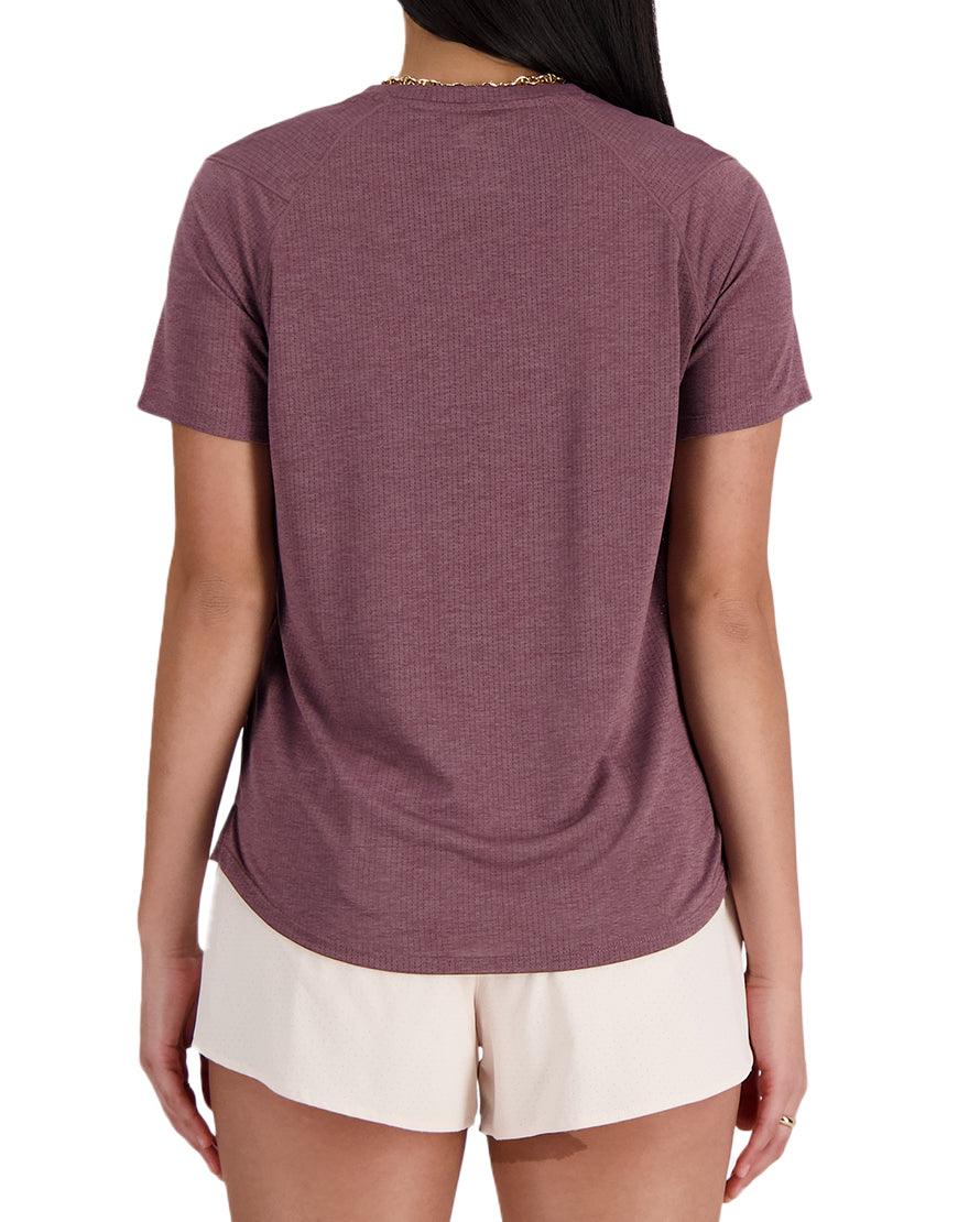 Women's Athletics Tee :Licorice Heather