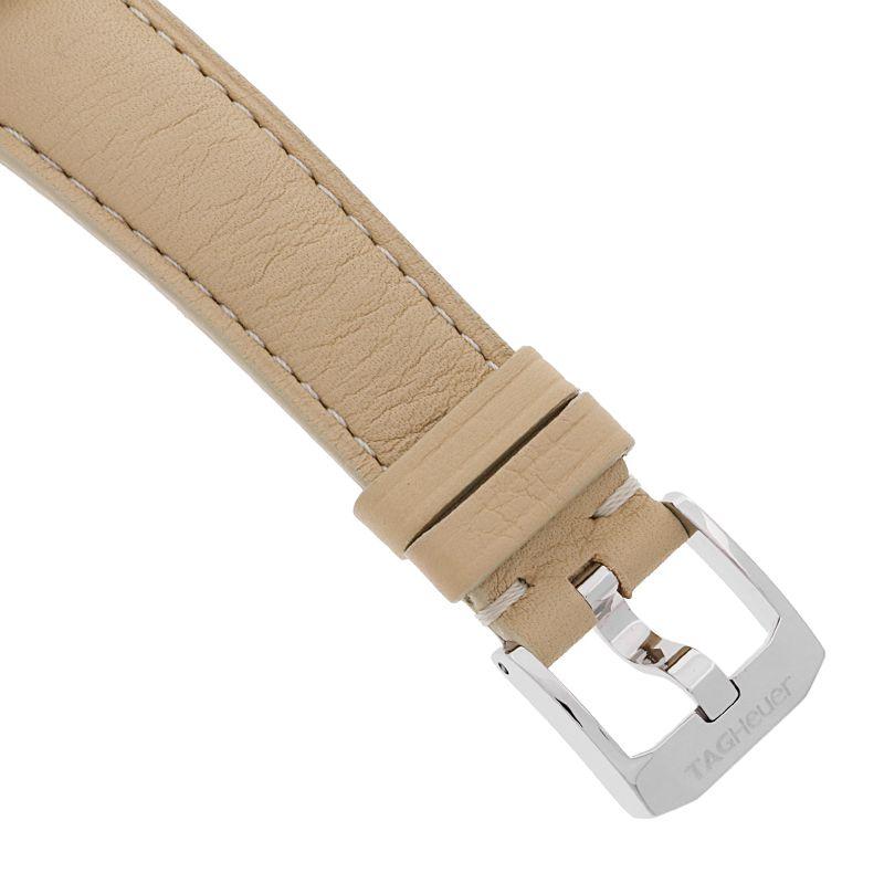 Tag Heuer Formula 1 Quartz Diamonds Mother of Pearl Dial Beige Leather Strap Watch for Women - WBJ131A.FC8254