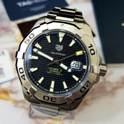 Tag Heuer Aquaracer Black Dial Watch for Men - WAY2010.BA0927