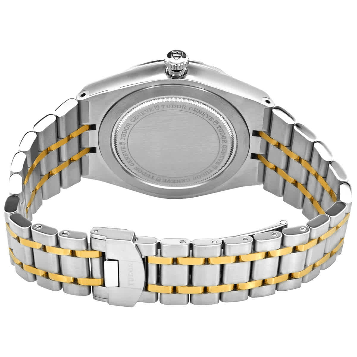 Tudor Royal Diamonds Automatic Grey Dial Two Tone Steel Strap Watch for Men - M28603-0002