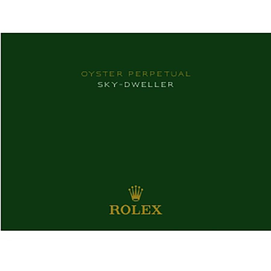 Rolex Sky-Dweller White Gold Fluted Bezel Calendar & GMT Men's Watch 336934-0002