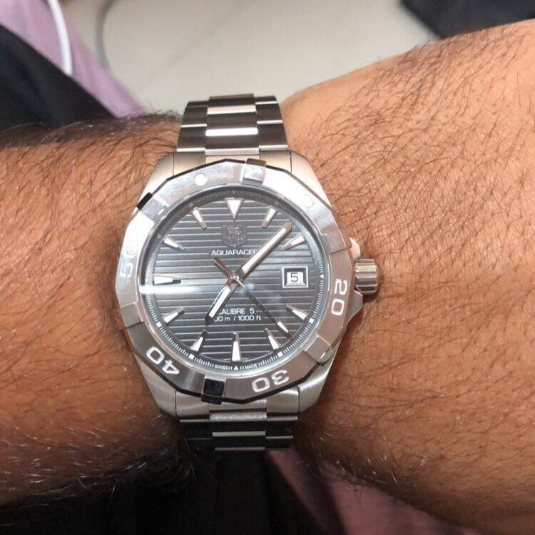 Tag Heuer Aquaracer Anthracite Dial Watch for Men - WAY2113.BA0928