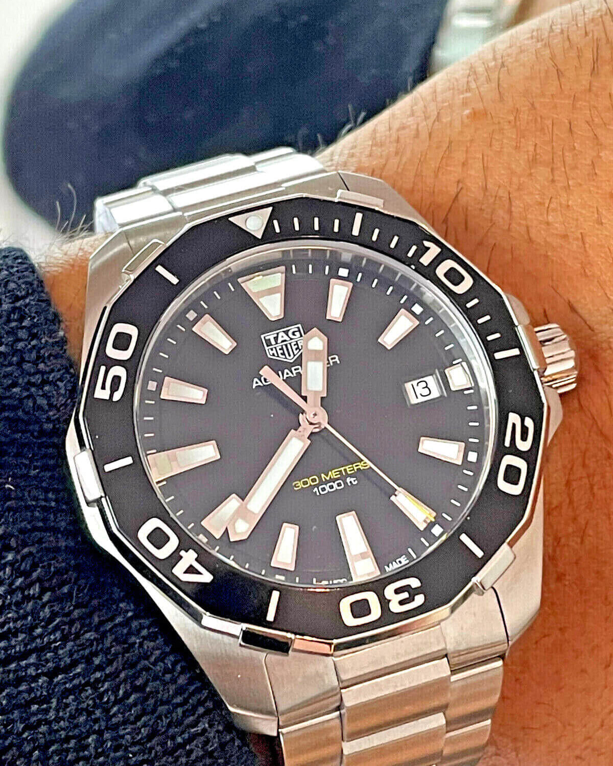 Tag Heuer Aquaracer Black Dial Watch for Men - WAY111A.BA0928