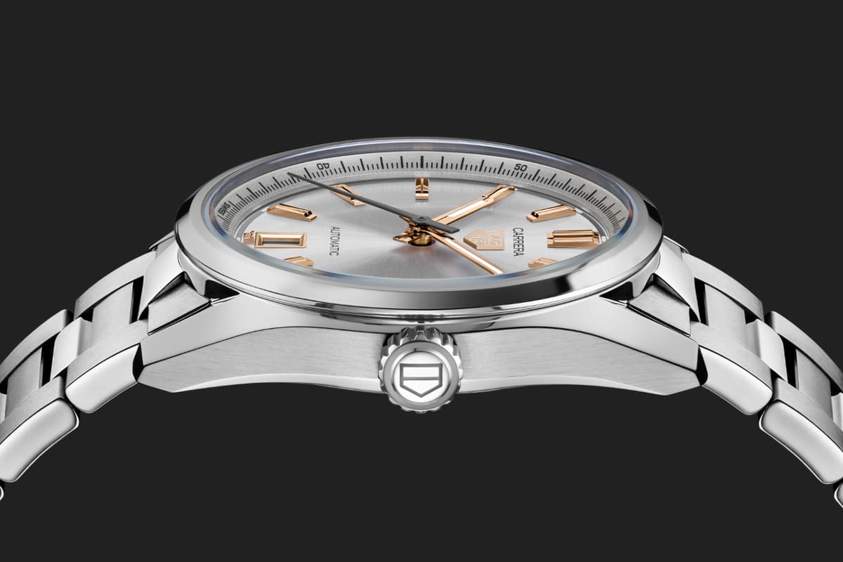 Tag Heuer Carrera Date Silver Dial Silver Steel Strap Watch for Women - WBN2310.BA0001
