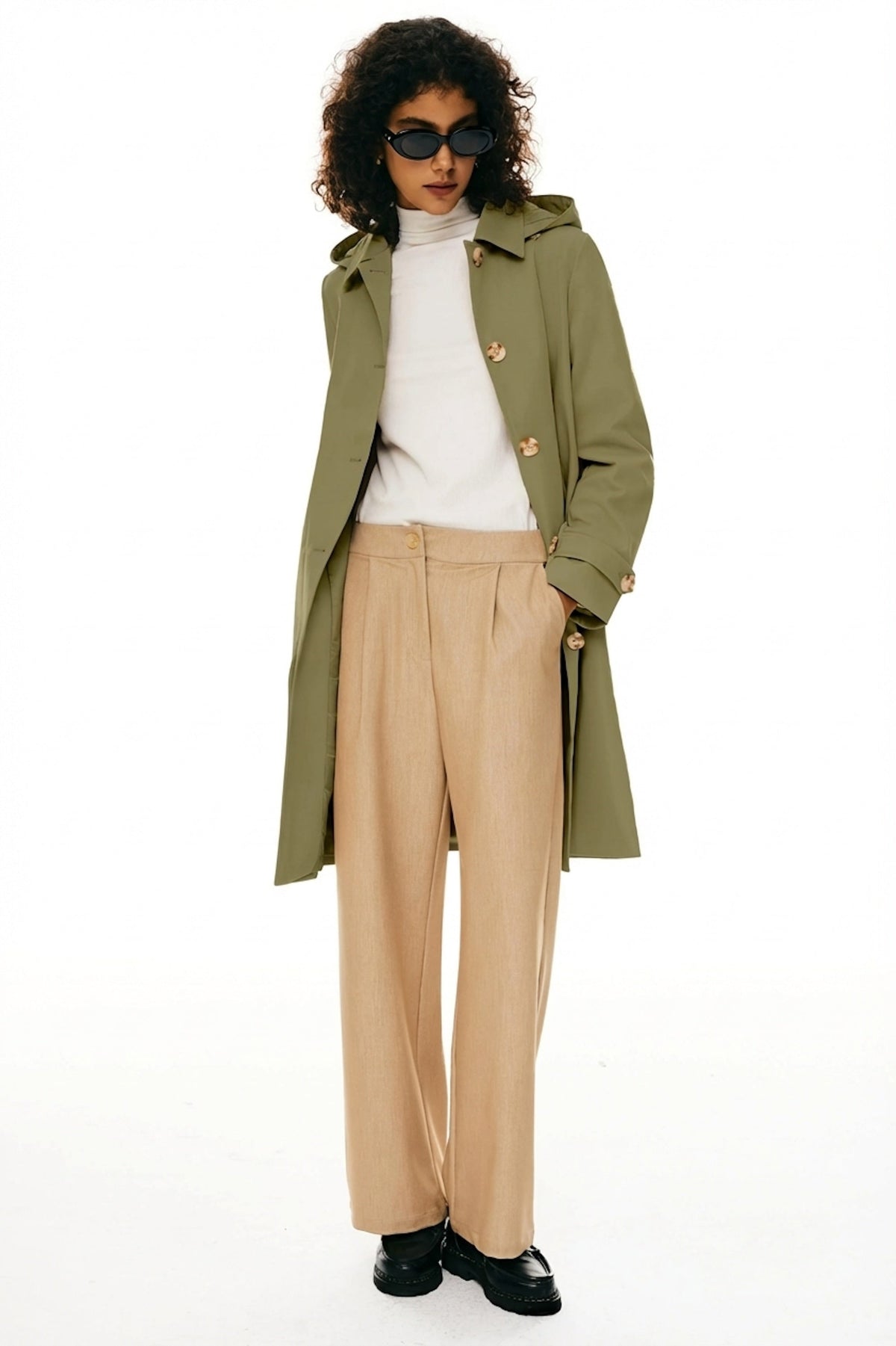 Single-Breasted Trench Coat