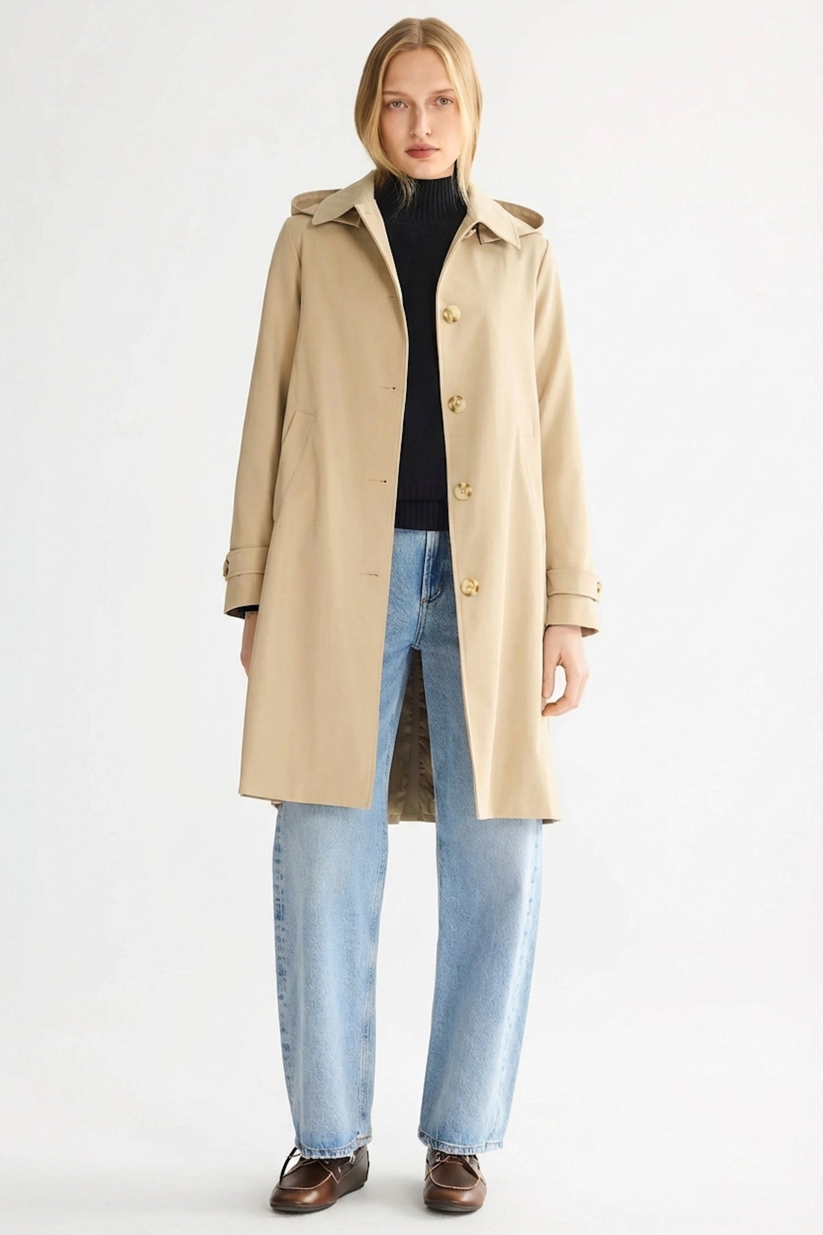 Single-Breasted Trench Coat