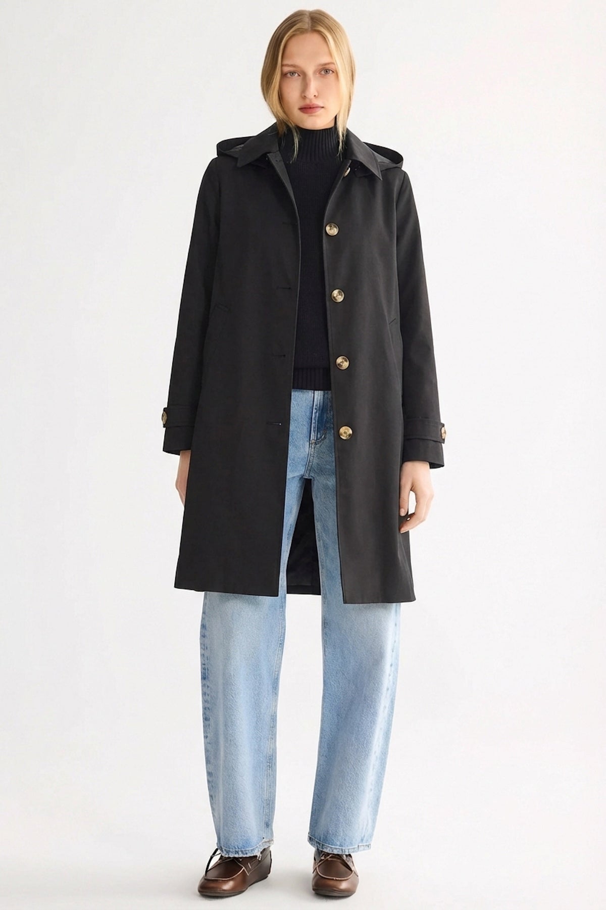 Single-Breasted Trench Coat