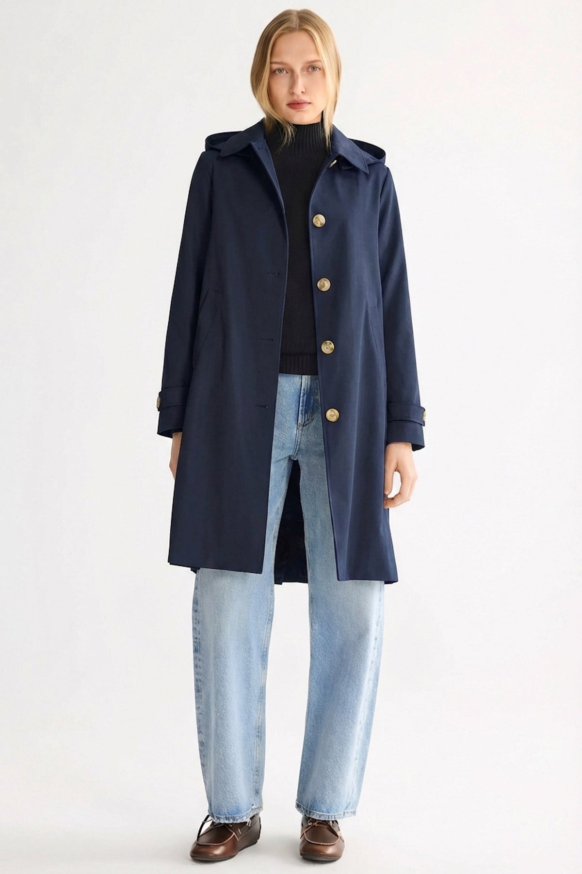 Single-Breasted Trench Coat
