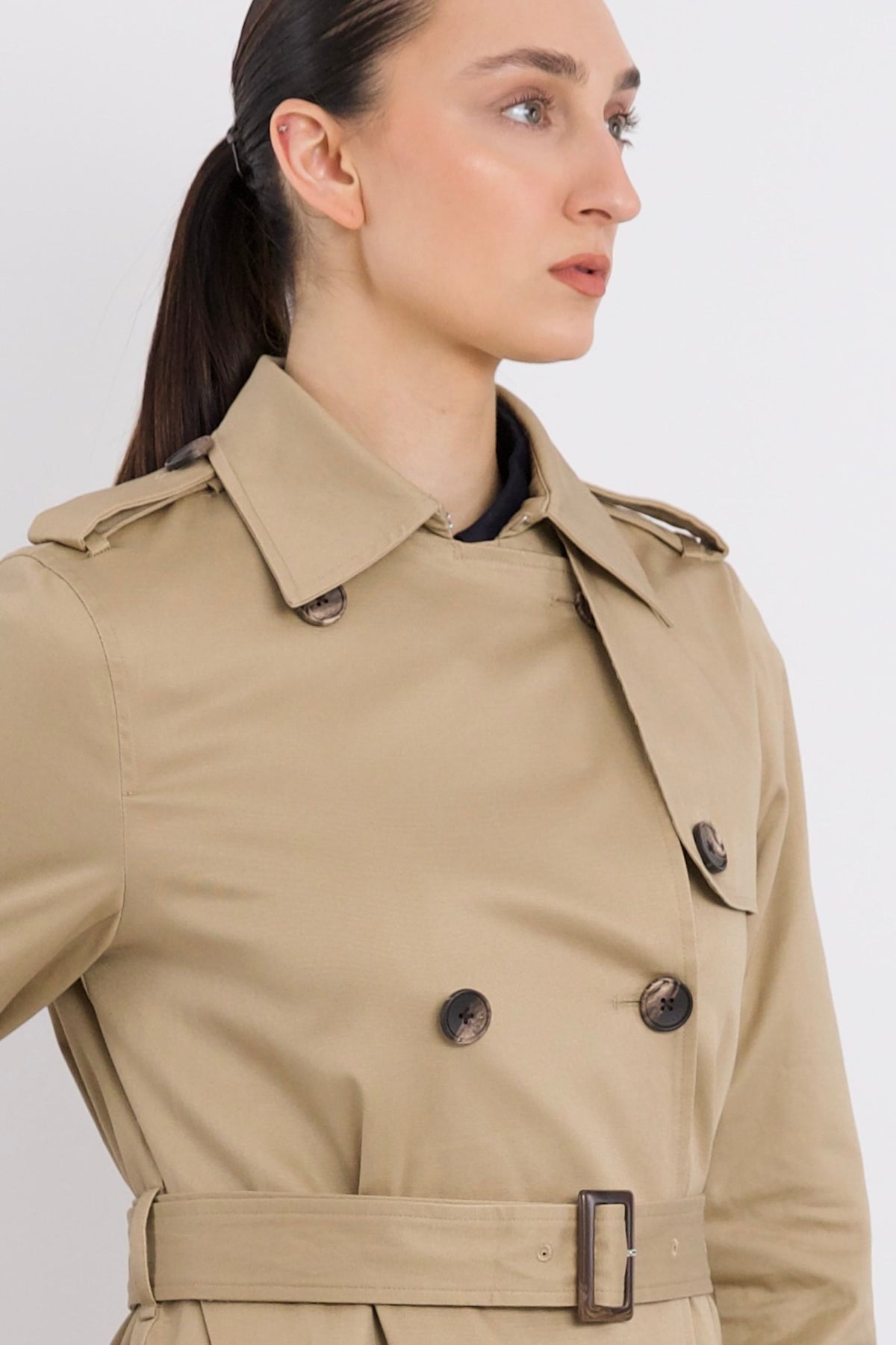 Long Classic Trench Coat