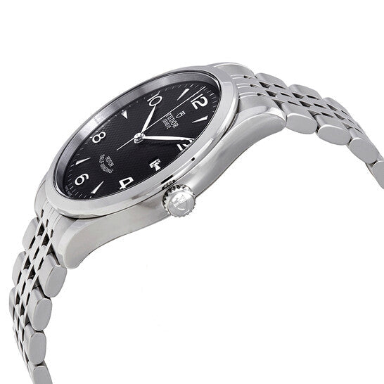 Tudor 1926 Automatic Black Dial Silver Steel Strap Watch for Men - M91650-0002