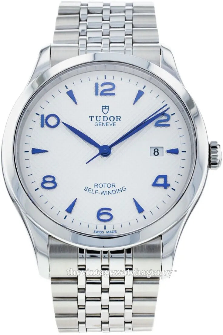 Tudor 1926 Automatic White Dial Silver Steel Strap Watch for Men - M91650-0005
