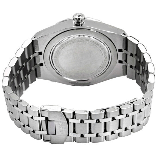 Tudor Royal Automatic Diamonds Black Dial Silver Steel Strap Watch for Men - M28600-0004