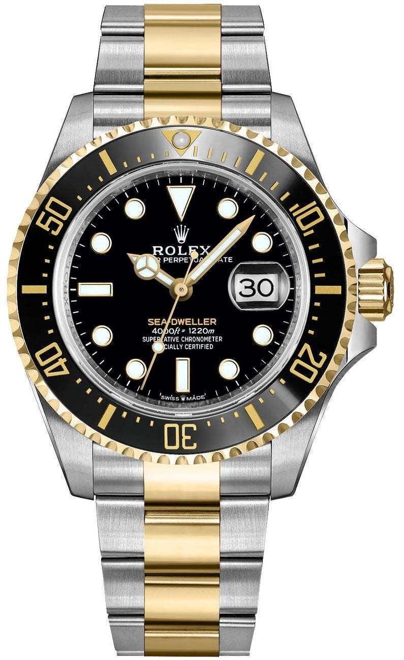 Rolex Sea-Dweller Black Dial Oyster Bracelet Men's Watch 126603-0001