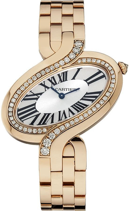 Cartier Delices De Cartier Rose Gold Women's Watch WG800006