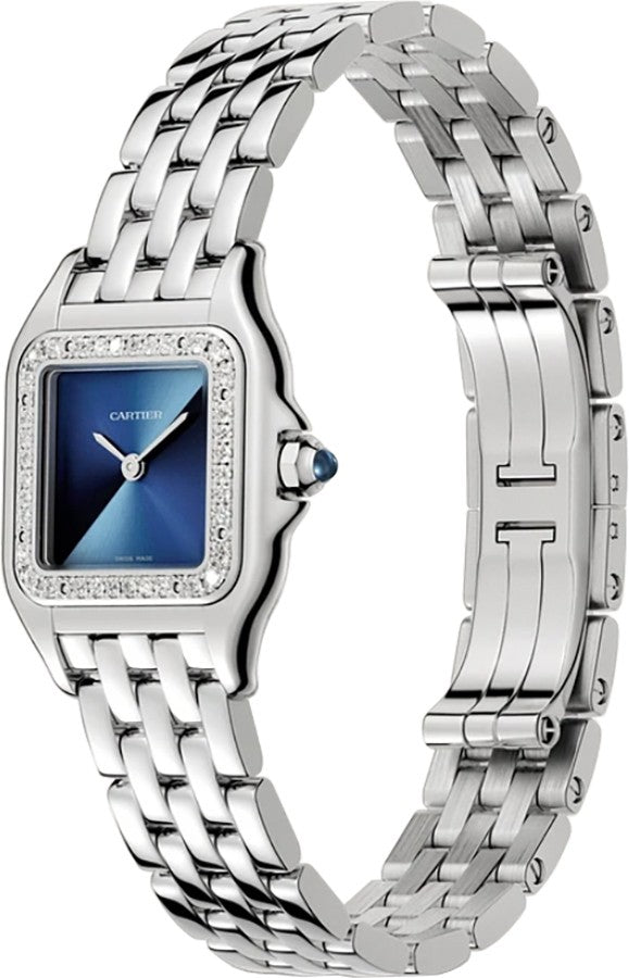 Cartier Panthere De Cartier Diamond Bezel Small Women's Watch W4PN0013