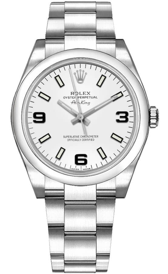 Rolex Oyster Perpetual 34 Air-King Automatic Women's Watch 114200