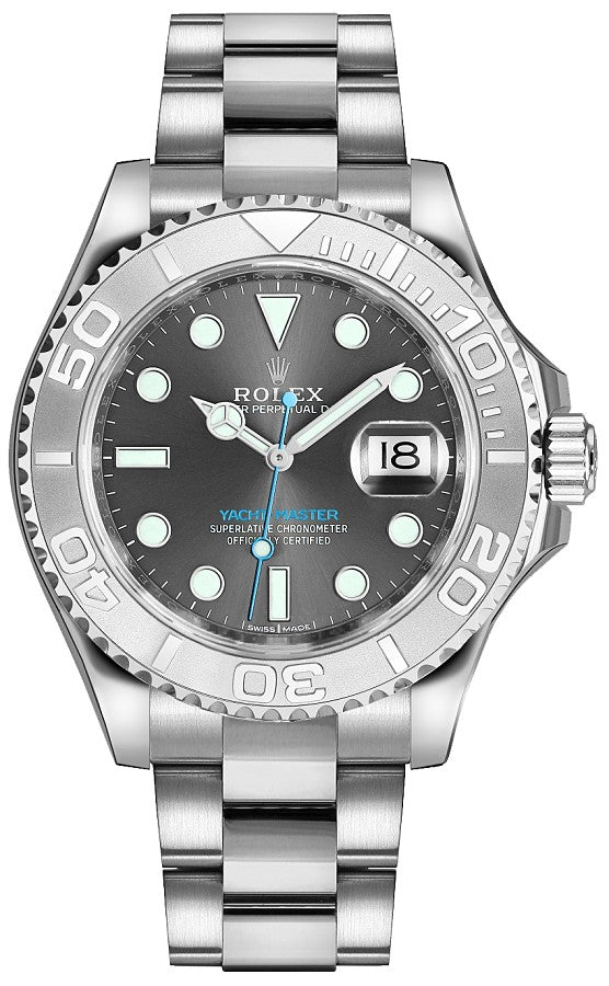 Rolex Yacht-Master 37 Oystersteel & Platinum Unisex Watch 268622-0002