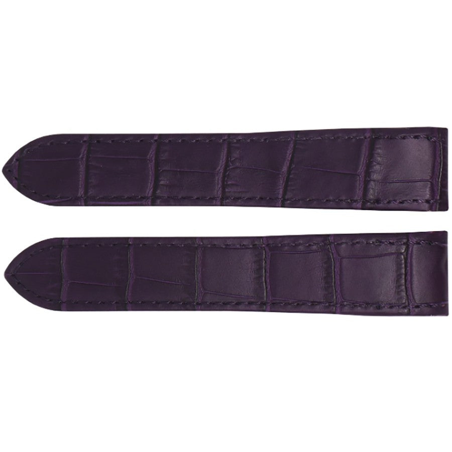 Cartier 16mm Purple Leather Women's Watch Strap KD93XN40