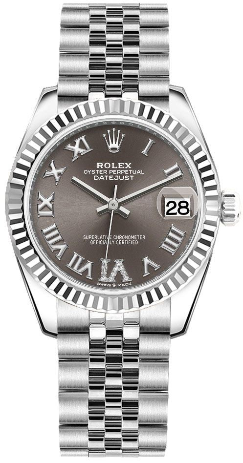 Rolex Datejust 31 Diamond VI Jubilee Bracelet Women's Watch 278274-0028