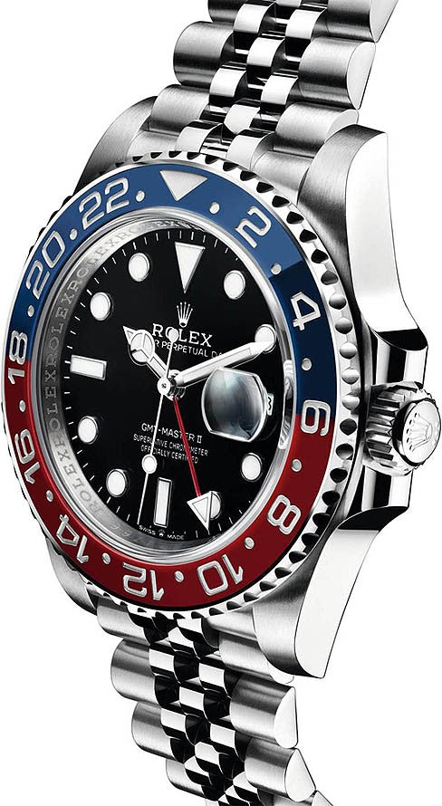 Rolex GMT-Master II Pepsi Luxury Men's Watch 126710BLRO-0001