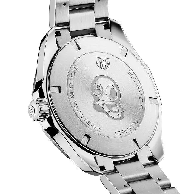 Tag Heuer Aquaracer Blue Dial Silver Steel Strap Watch for Men - WAY101C.BA0746