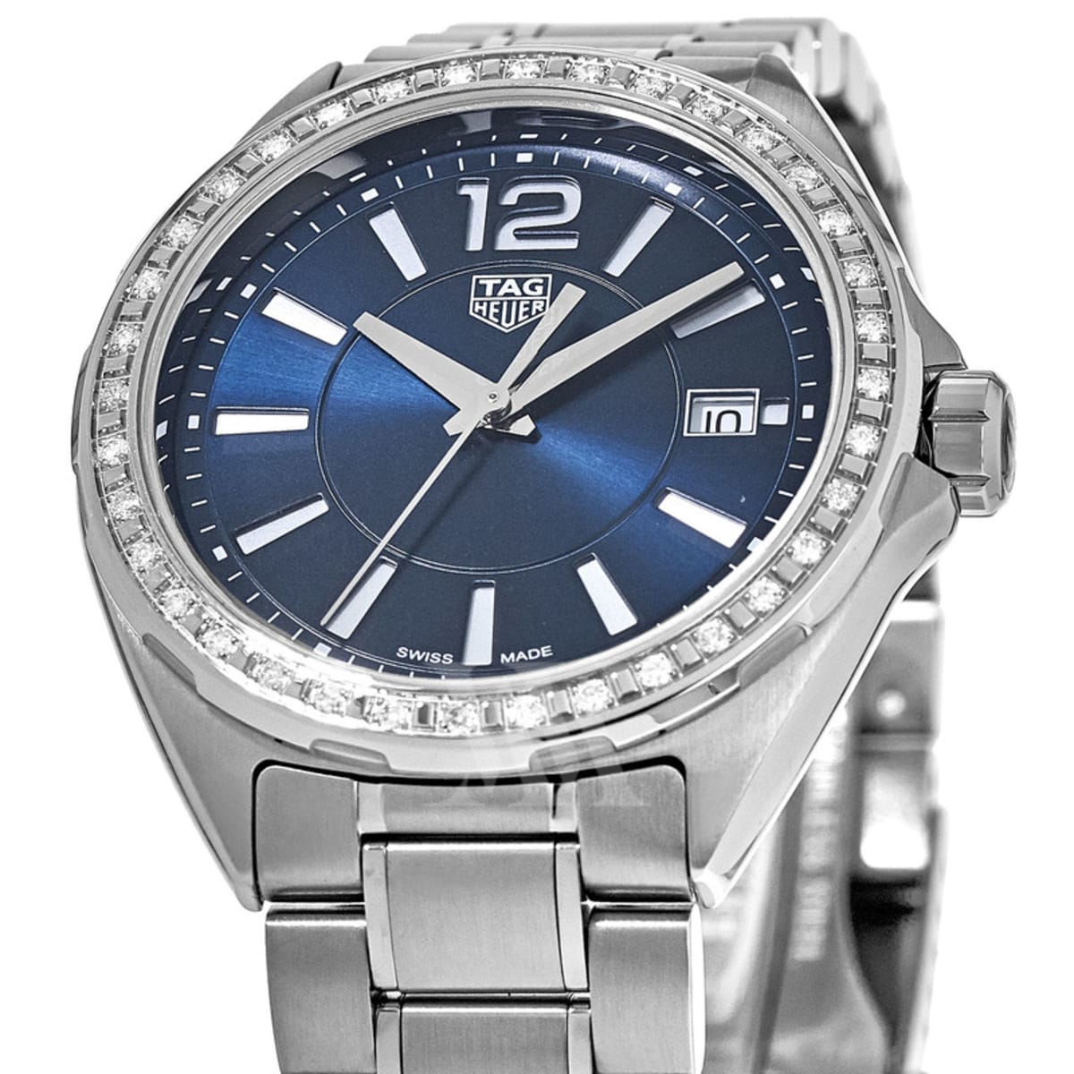 Tag Heuer Formula 1 Quartz Diamonds Blue Dial Silver Steel Strap Watch for Women - WBJ1316.BA0666