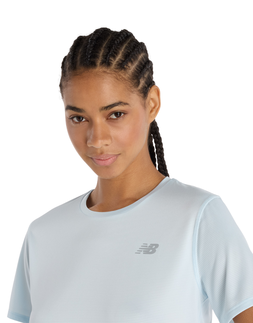 Women's Performance Run Tee :Frosted Glass