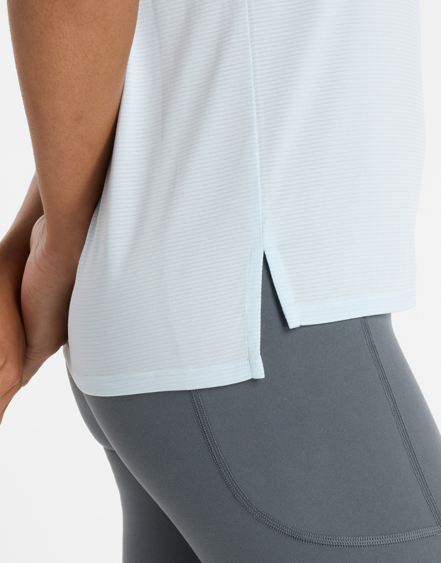 Women's Performance Run Tee :Frosted Glass