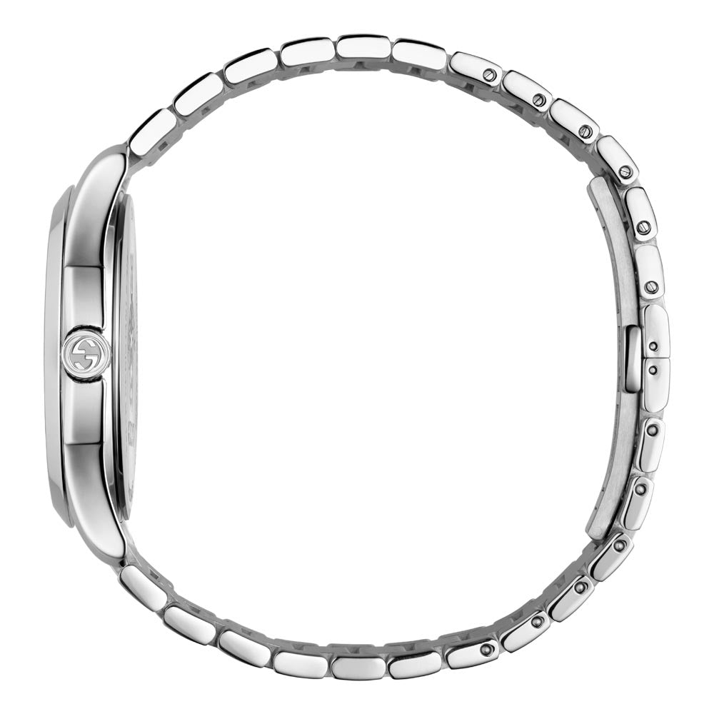 Gucci G Timeless Silver Dial Silver Steel Strap Watch For Women - YA1264028